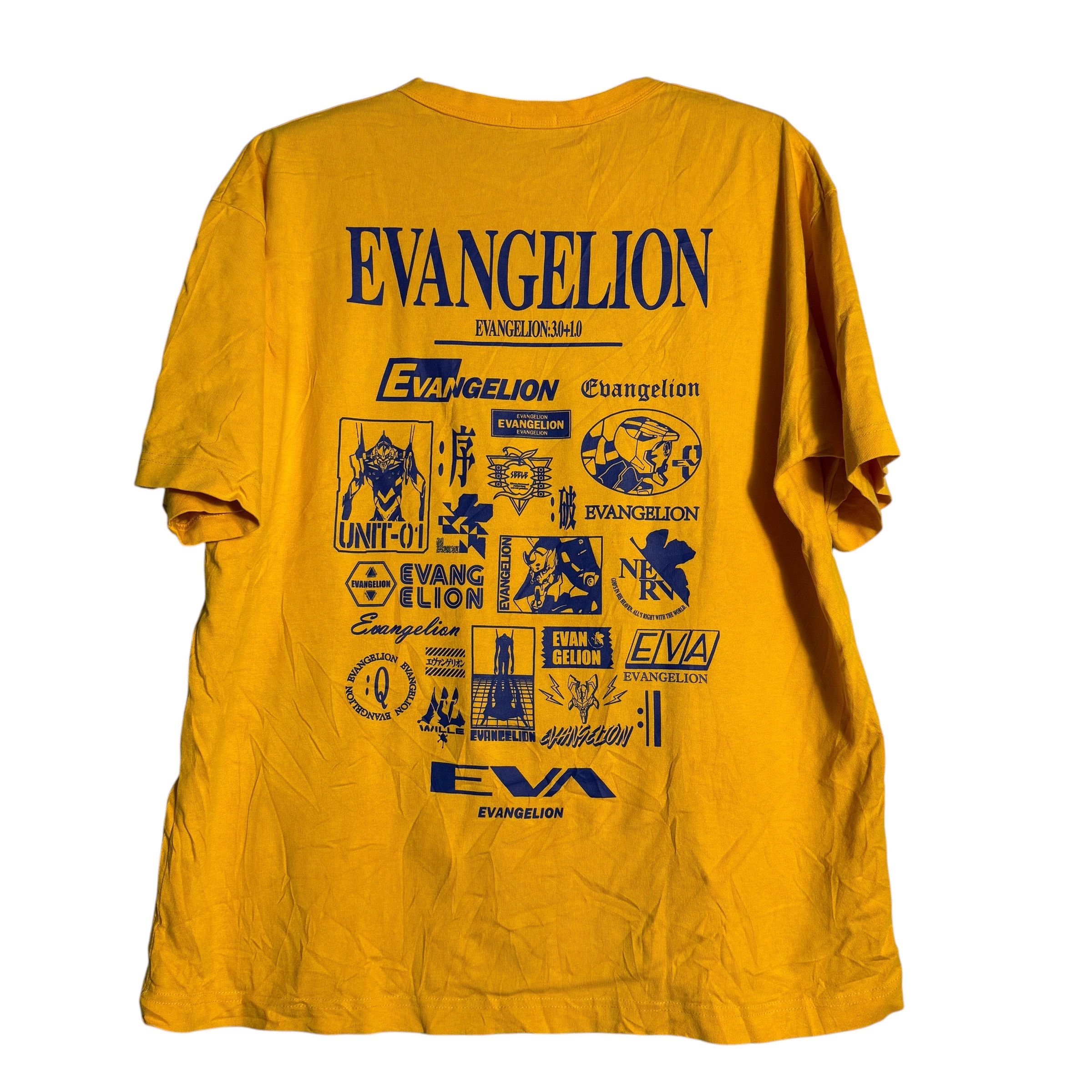 Anime 🔥RARE🔥GU x Neon Genesis Evangelion Eva Anime T-shirt Size US L / EU 52-54 / 3 - 1 Thumbnail