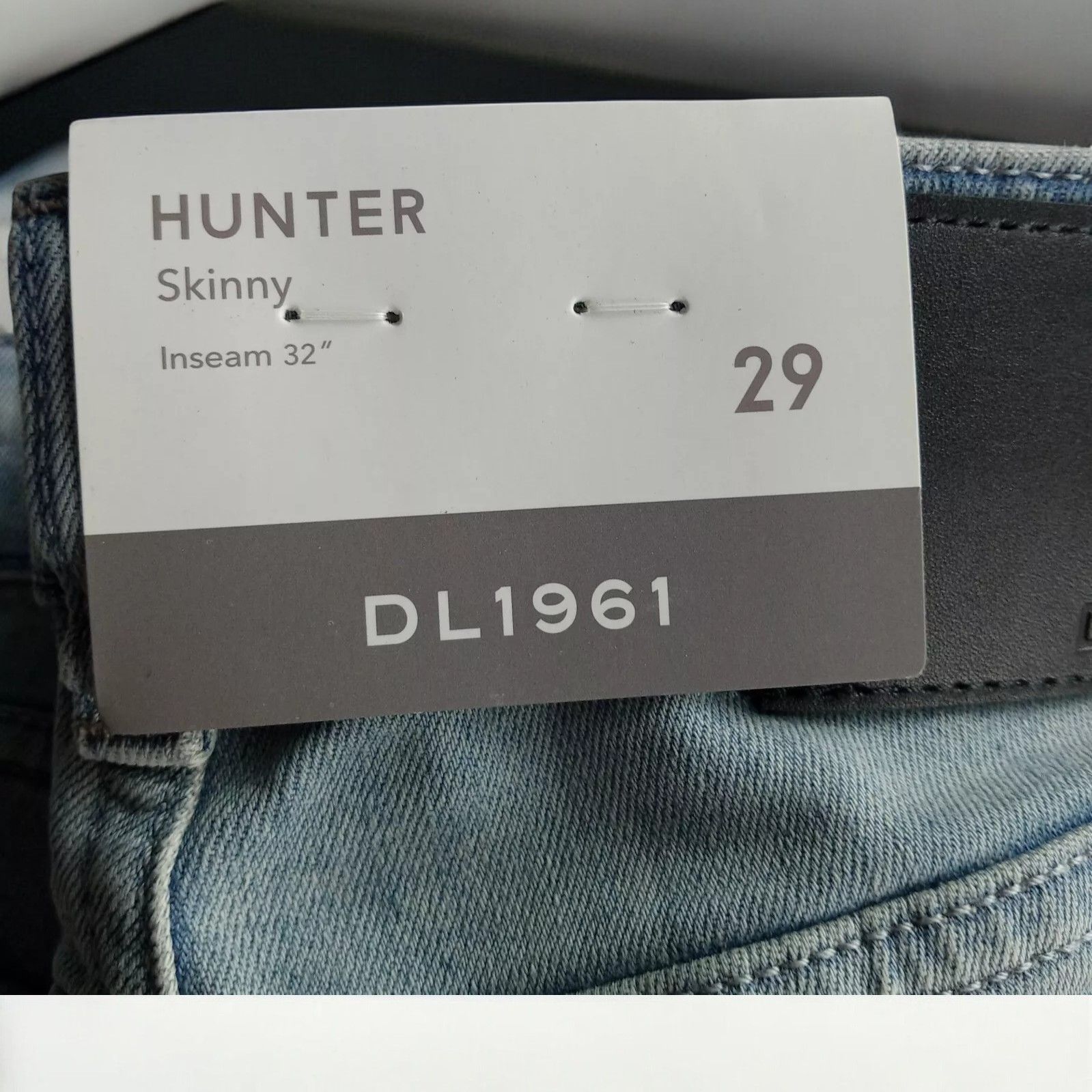 DL1961 DL1961 Mens Hunter Skinny Jeans Merriment Light Wash NEW 29 Size US 29 - 2 Thumbnail