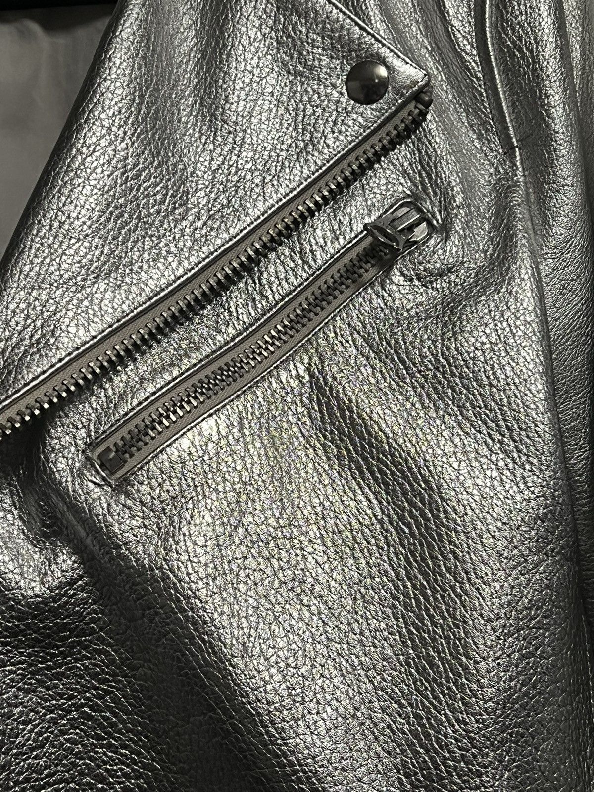 Acne Studios Vintage Silver Biker Size US M / EU 48-50 / 2 - 4 Thumbnail