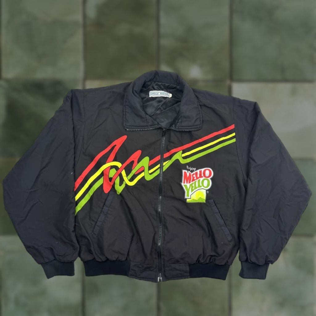 Vintage VINTAGE Eagle Ridge Jacket Mens Bomber Full Zip 80s 90s Black Size L Regular Adults Size US L / EU 52-54 / 3 - 1 Thumbnail