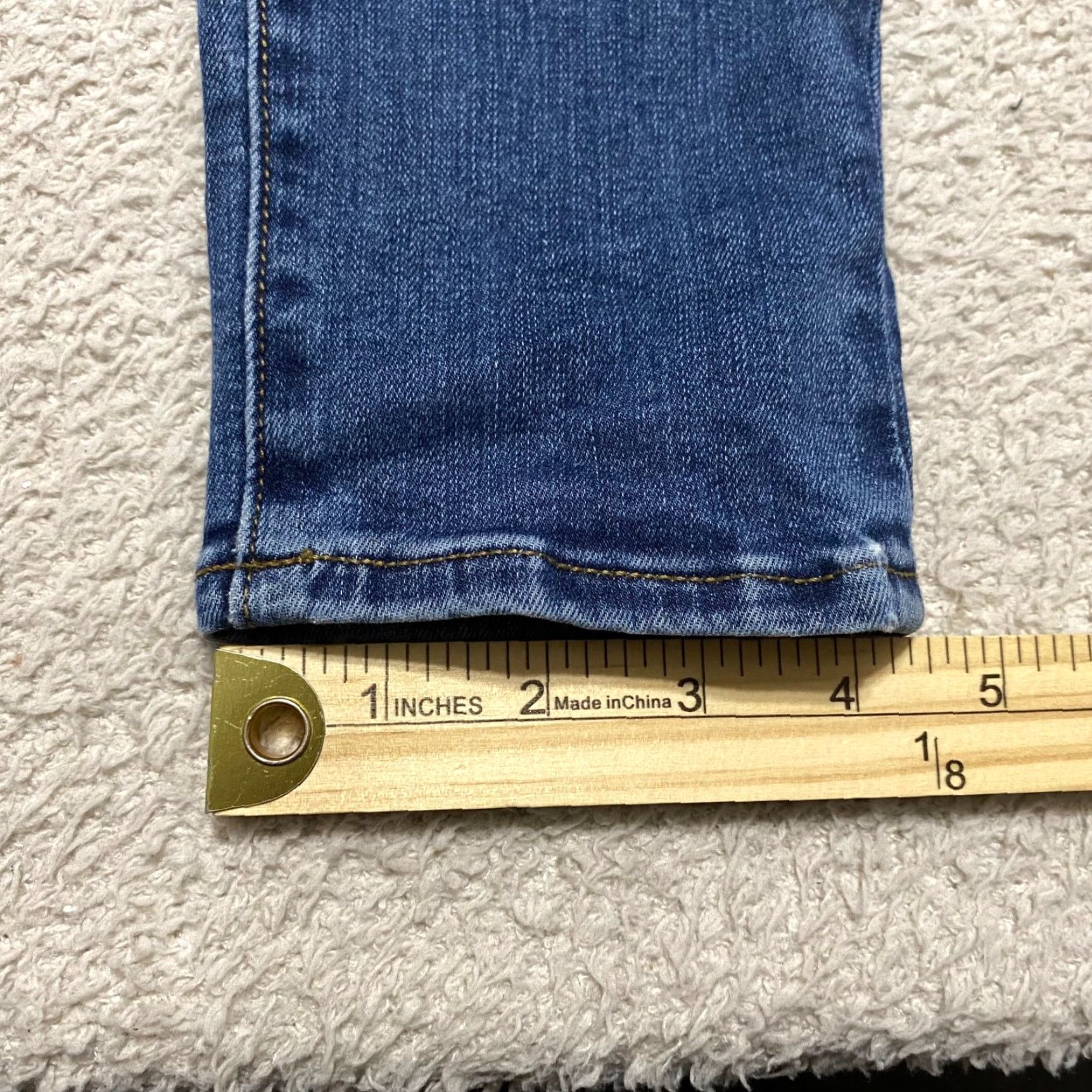 Abercrombie & Fitch Abercrombie & Fitch Women Jeans 28 Blue Denim High Rise Slim Distressed Stretch Size 27" / US 4 / IT 40 - 2 Thumbnail