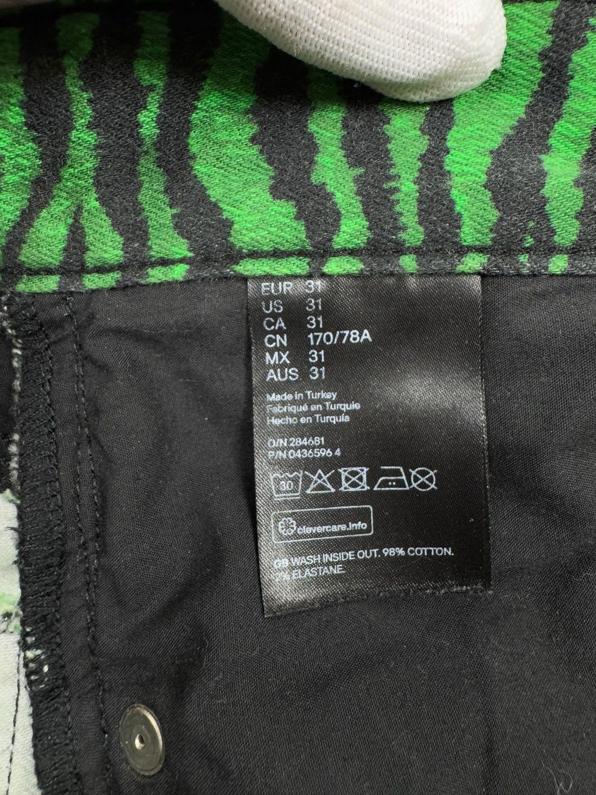 H&M × Kenzo Kenzo Jungle H&M Multicolor Animal Printed Jeans size 31 Size 31" - 18 Thumbnail