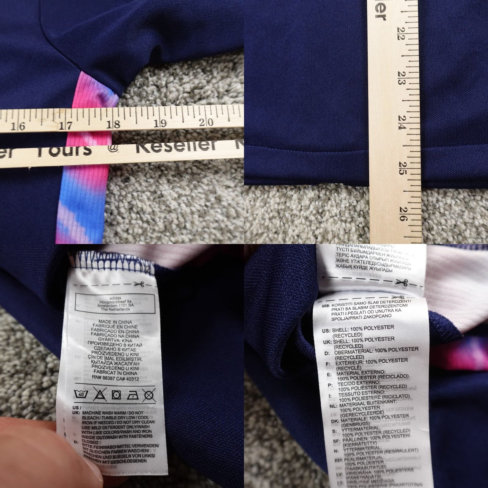 Adidas adidas Jacket Womens S Blue Pharrell Williams Human Race Aeroready Full Zip TracK Size S / US 4 / IT 40 - 9 Thumbnail