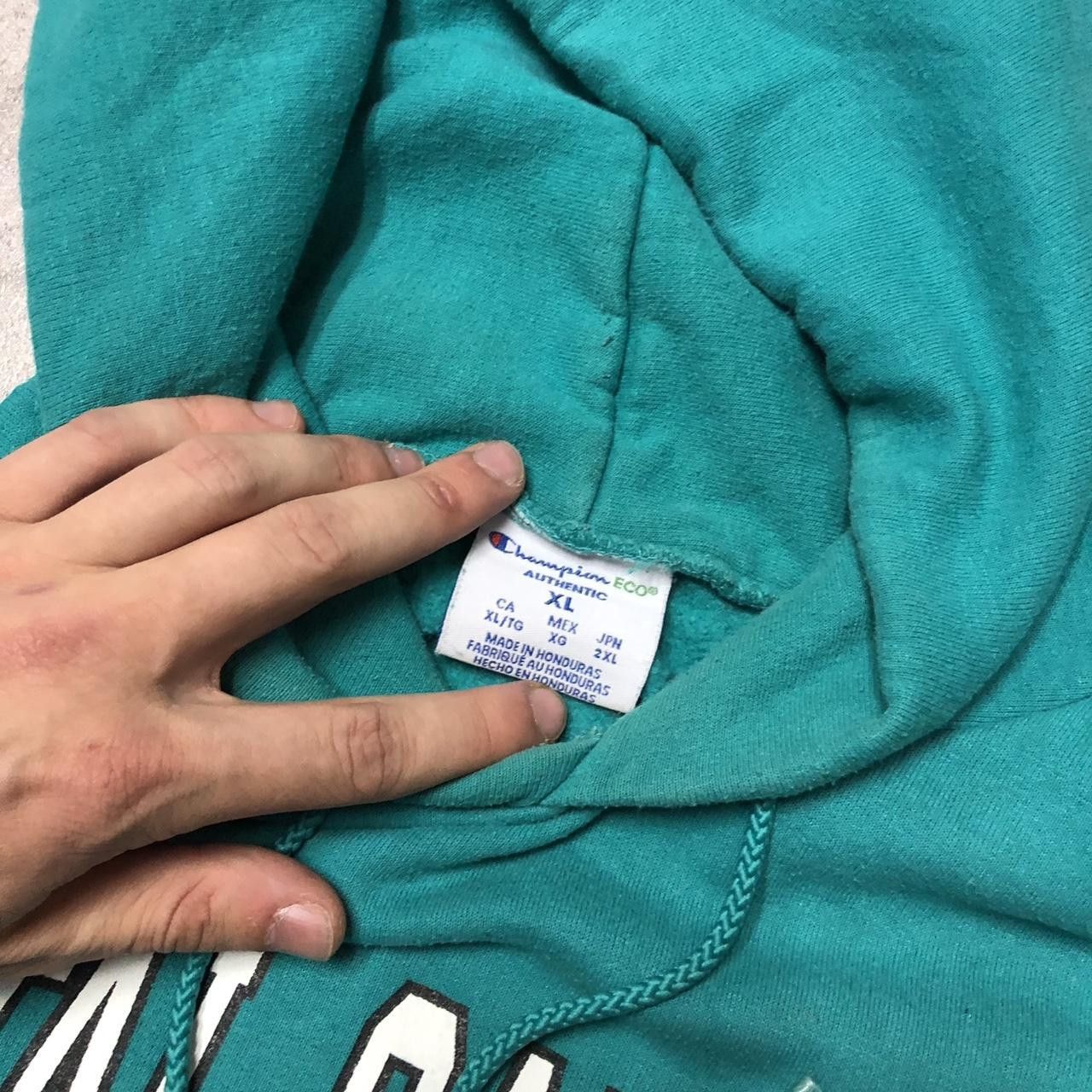 Champion Coastal Carolina University hoodie in green and white Size US XL / EU 56 / 4 - 4 Thumbnail