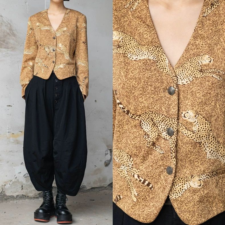 Kenzo KENZO Brown leopard coat vintage Size XS / US 0-2 / IT 36-38 - 1 Thumbnail