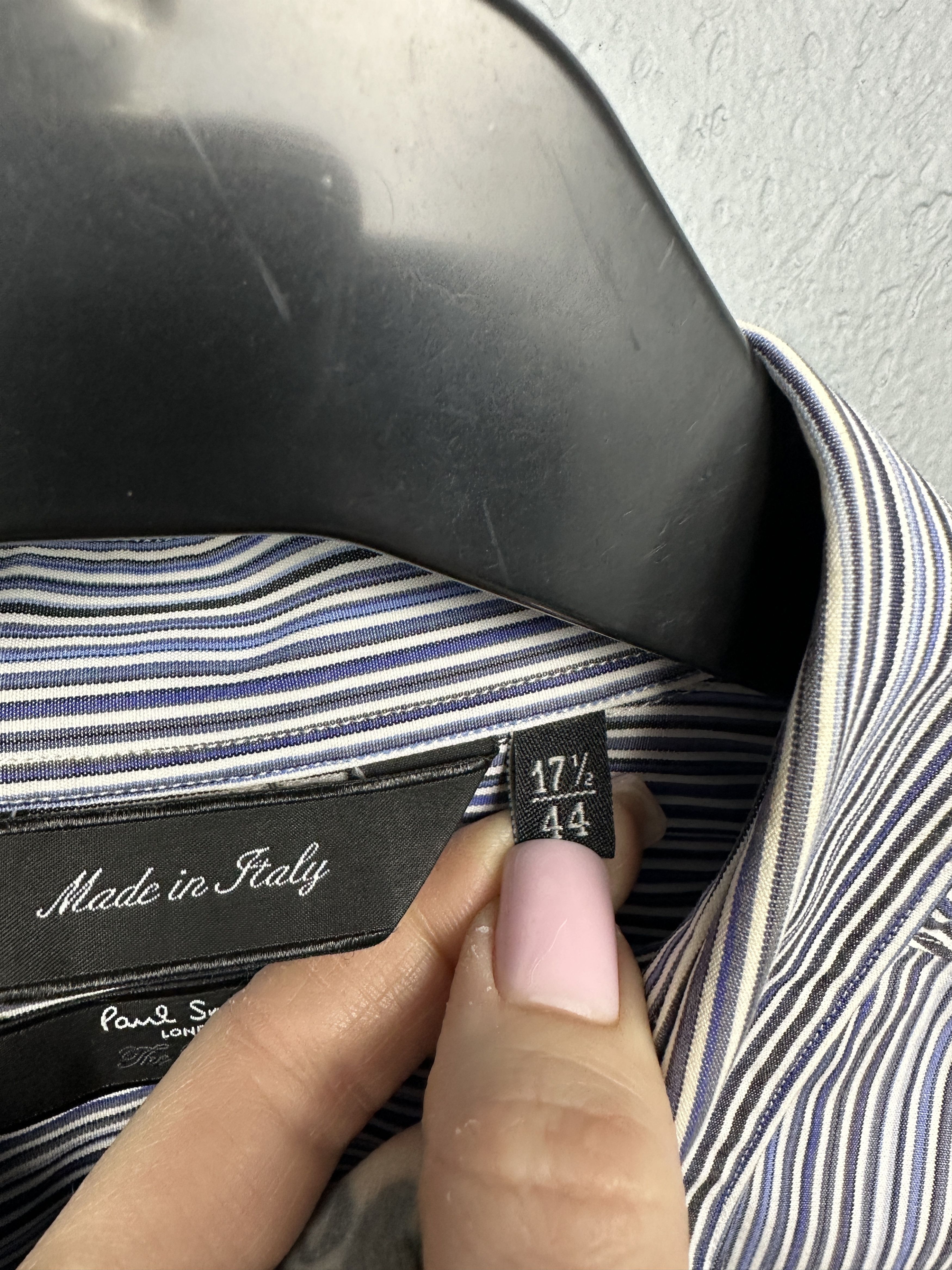 Paul Smith Paul Smith London Mens Striped Long Sleeve Shirt Size US XL / EU 56 / 4 - 4 Thumbnail