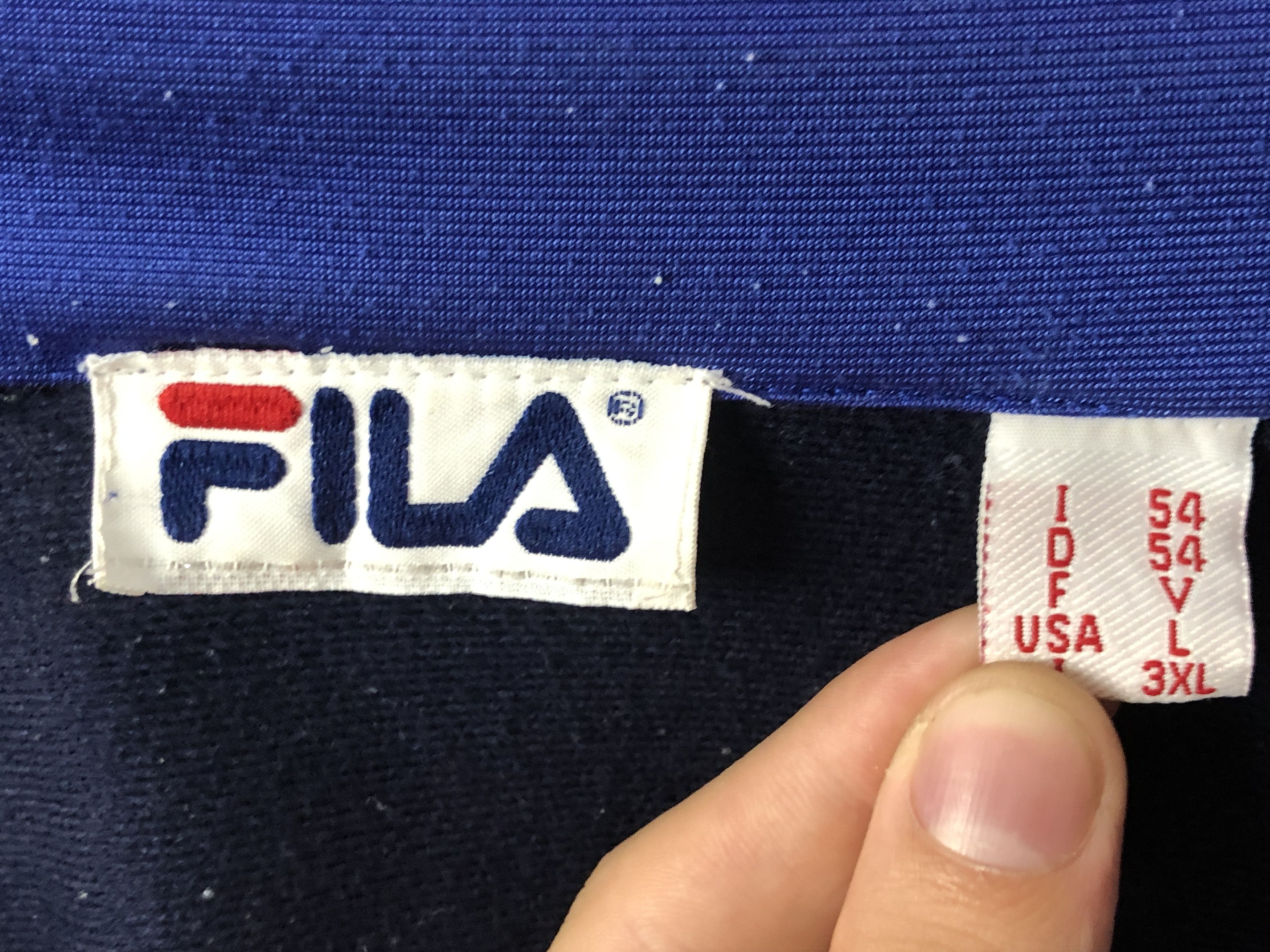 Fila × Vintage Fila Vintage Men's Track Jacket - L Side Tape Logo Size US L / EU 52-54 / 3 - 5 Thumbnail