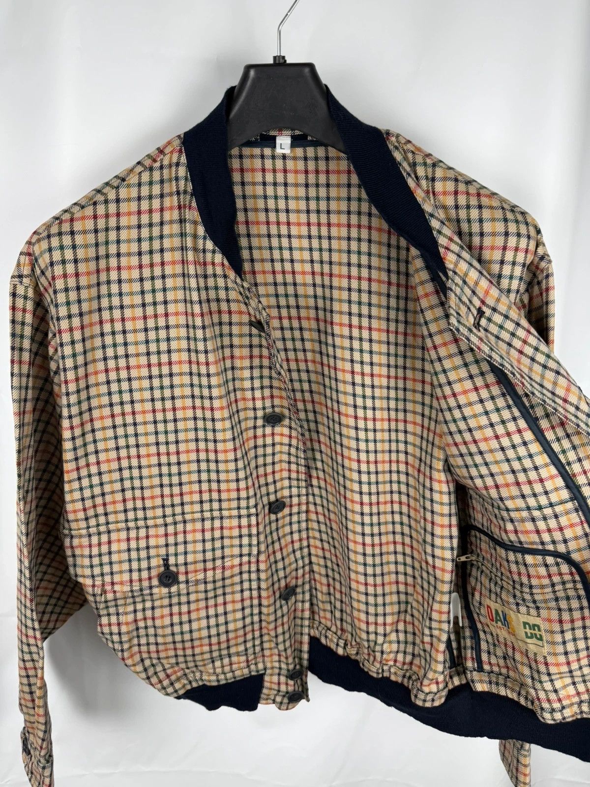 DAKS Daks London Vintage 80s Bomber Twill Cotton Men size L Size US L / EU 52-54 / 3 - 9 Thumbnail