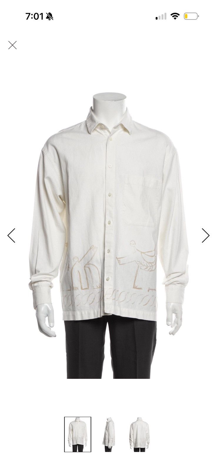 Jacquemus Jacquemus long sleeve shirt Size US M / EU 48-50 / 2 - 1 Thumbnail