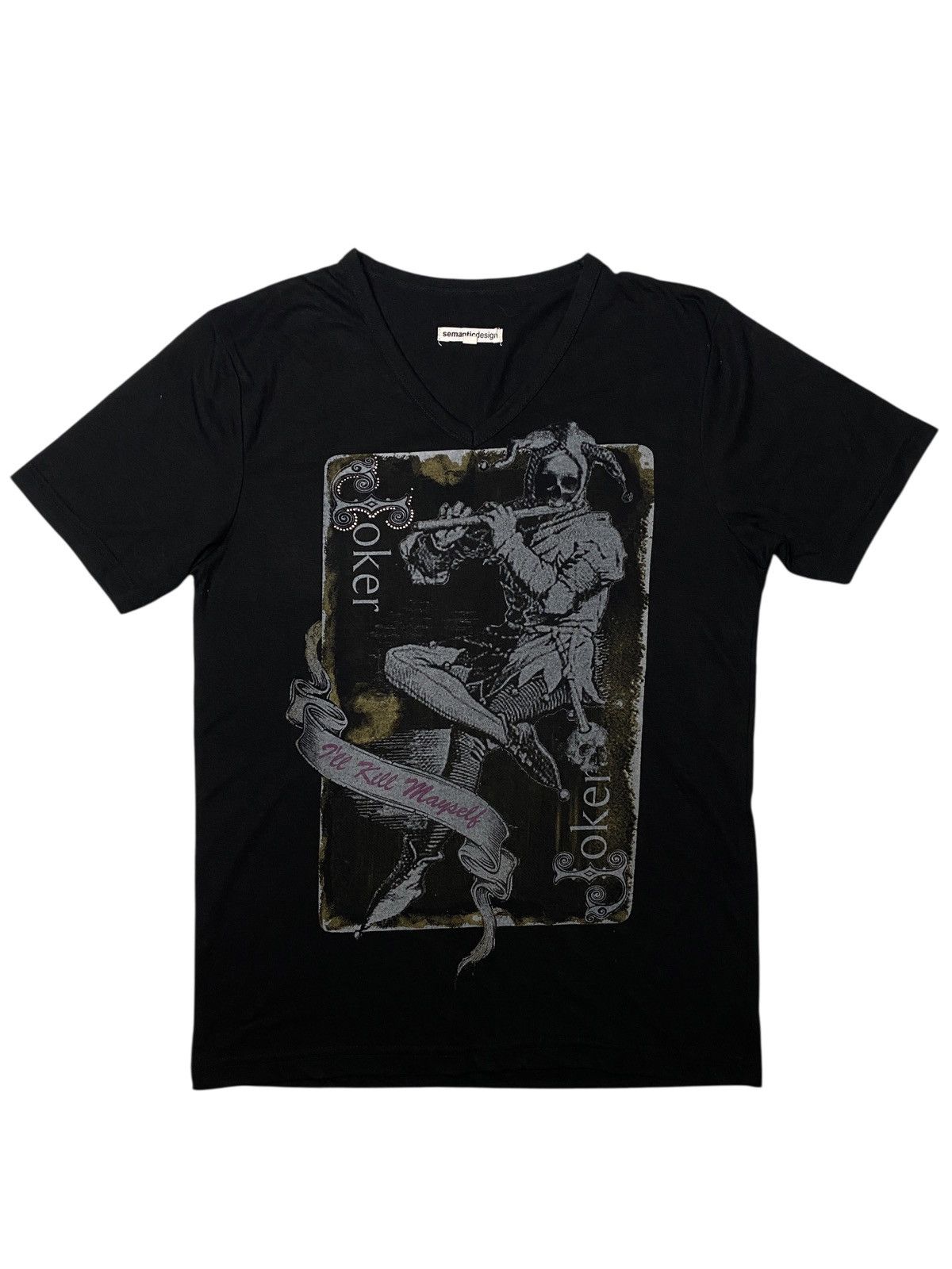 If Six Was Nine 2000's Semantic Design Joker Tshirt Size US S / EU 44-46 / 1 - 1 Thumbnail