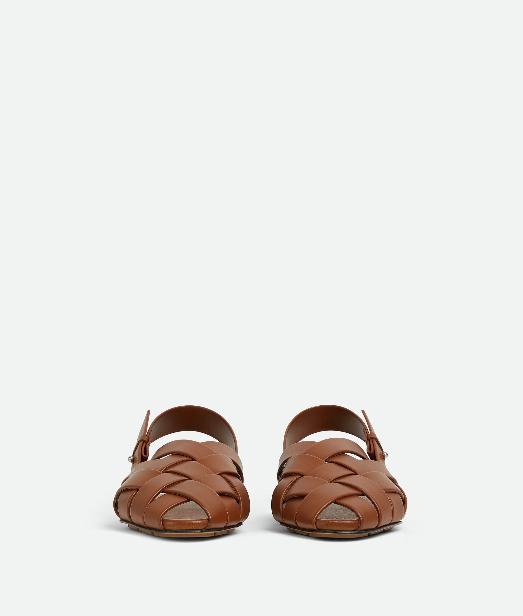 Bottega Veneta o1bcso1str0225 Alfie Slippers Sandals in Caramel Size US 11 / EU 44 - 2 Thumbnail
