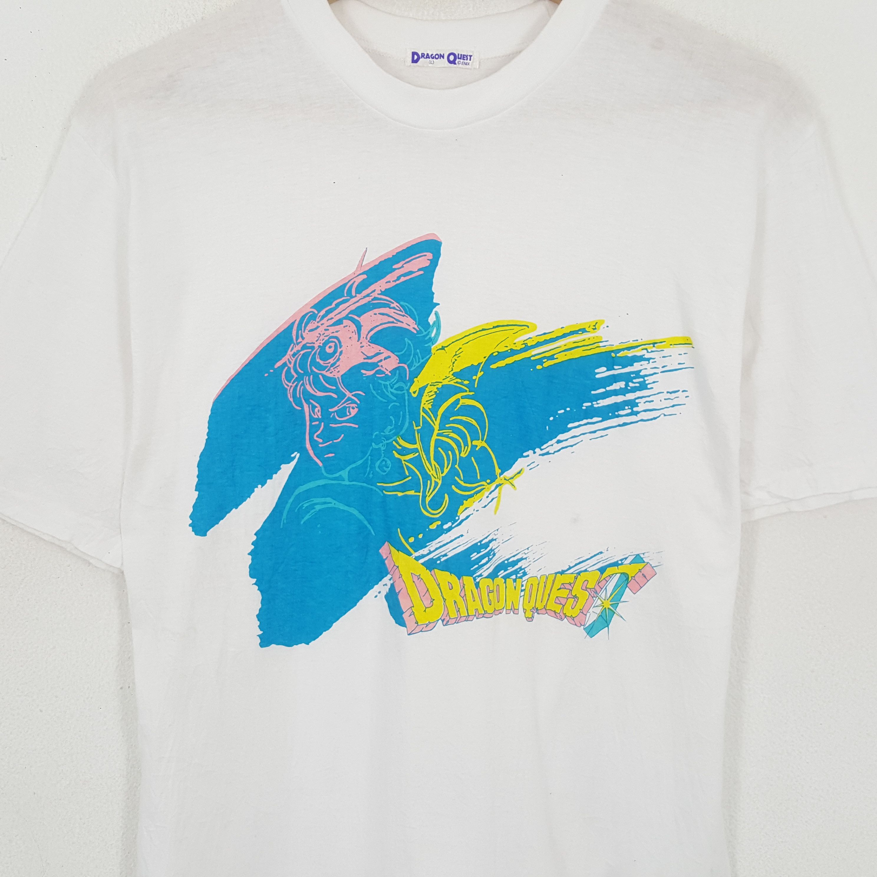 Vintage Vintage DRAGON QUEST Japanese Animated Series T-Shirt Size US S / EU 44-46 / 1 - 2 Thumbnail