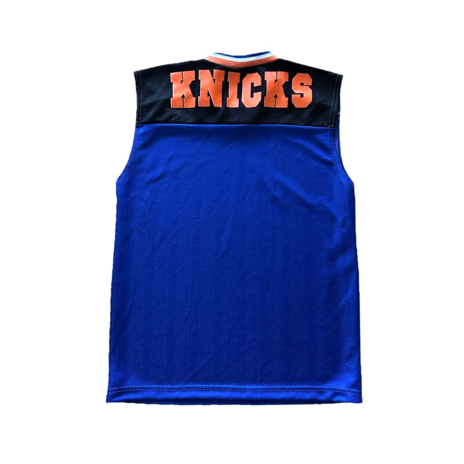 NBA VINTAGE Glasgow New York Knicks Shooting Shirt Basketball Warmup NBA 90s Blue M Mens Size US M / EU 48-50 / 2 - 2 Thumbnail
