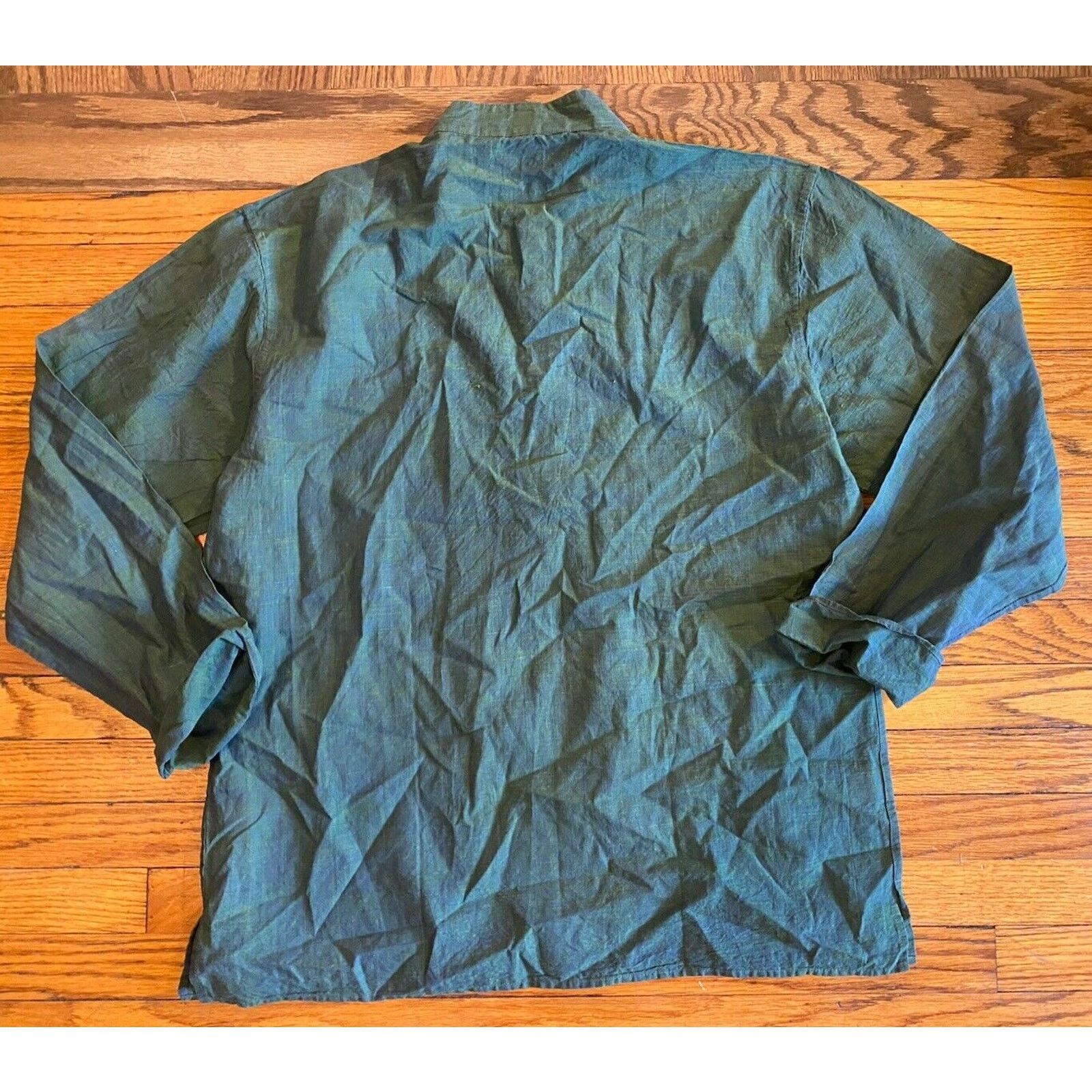 Other Cotton Cottage Mens Medium Button Shirt Green Size US M / EU 48-50 / 2 - 4 Thumbnail