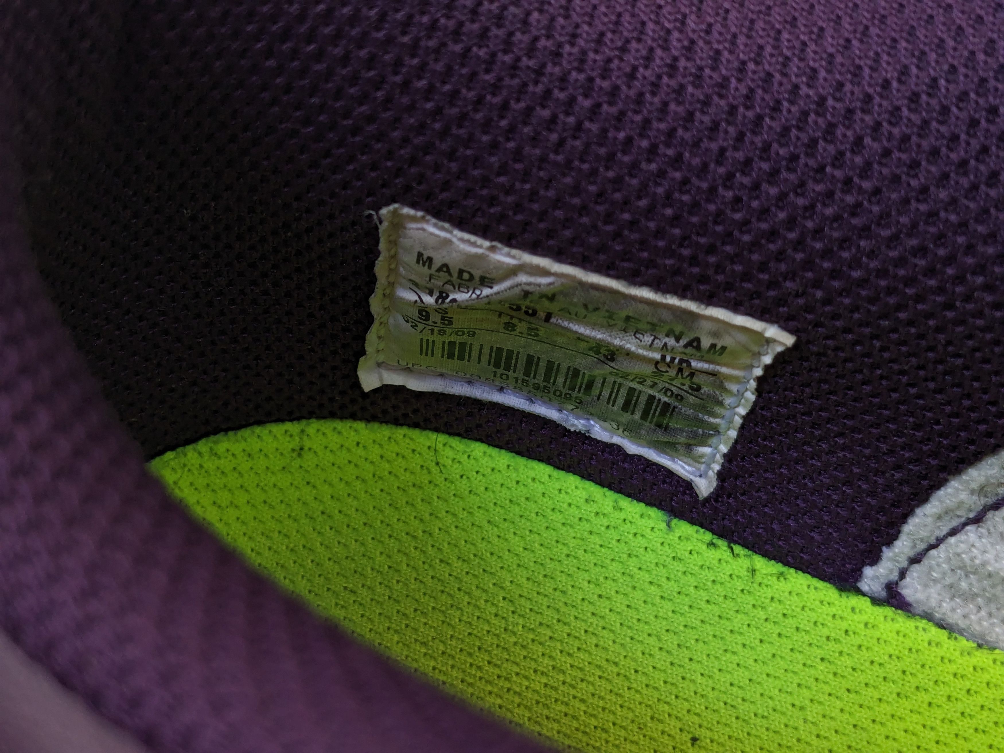 Nike Nike Dunk Low CL Joker Purple Leather Neon Green 318020-551 Size US 9.5 / EU 42-43 - 8 Thumbnail