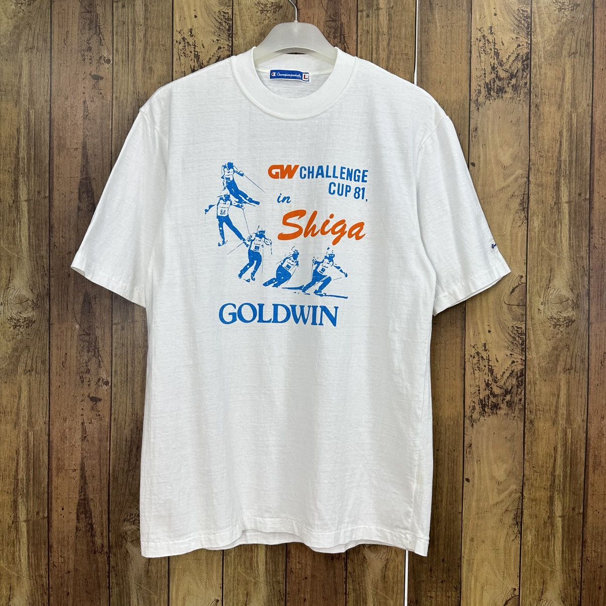 Champion Rare Goldwin Challenge Cup 80s Champion Tshirt A745 Size US L / EU 52-54 / 3 - 1 Thumbnail