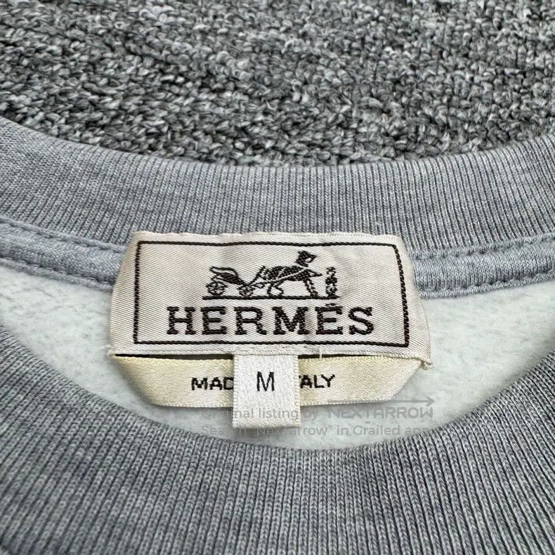 Hermes Hermes Embossed pattern sweatshirt Size US M / EU 48-50 / 2 - 2 Thumbnail