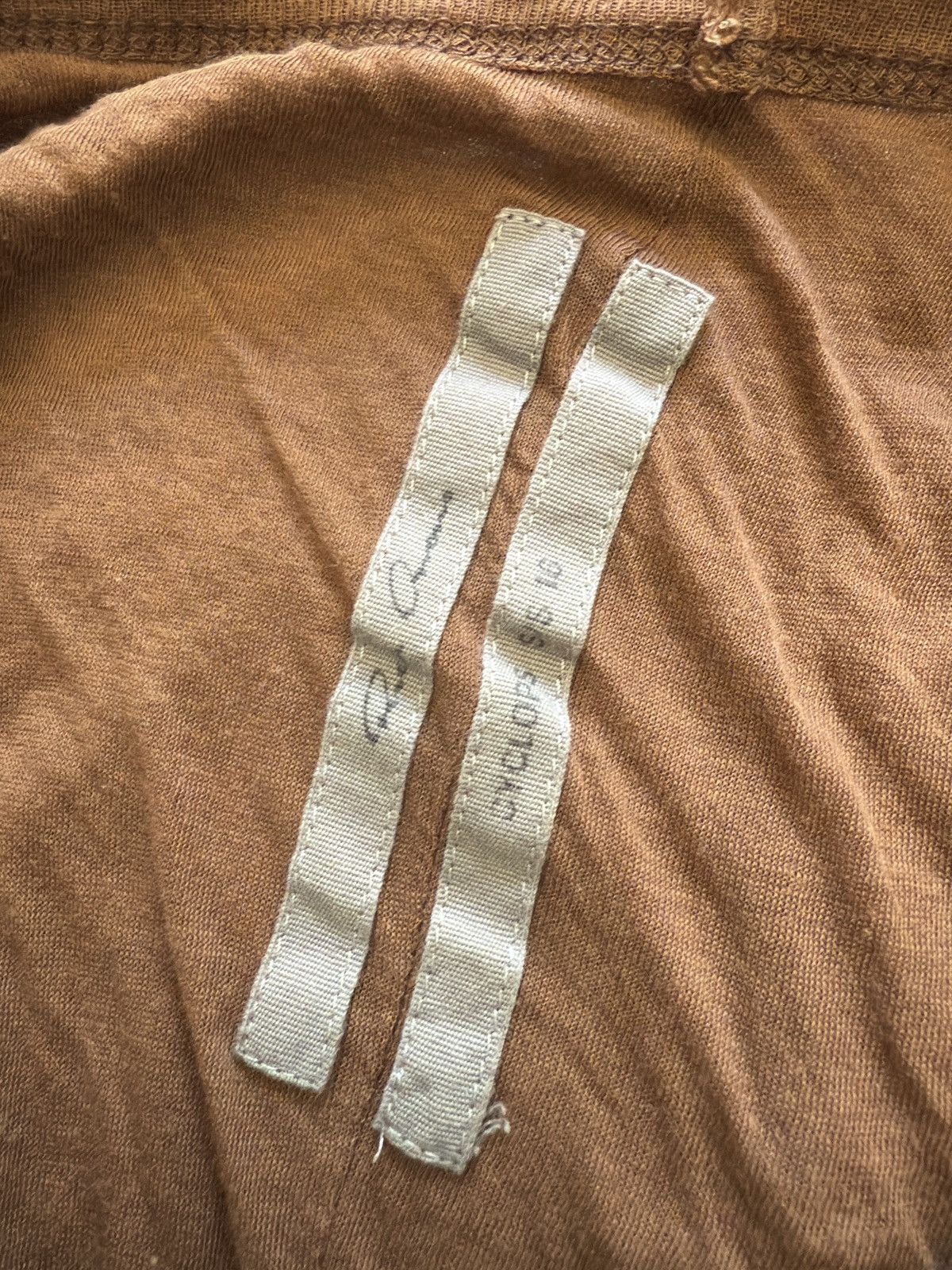 Rick Owens Unstable Double Slim-Fit Cotton-Jersey Red Brown Size US S / EU 44-46 / 1 - 3 Thumbnail