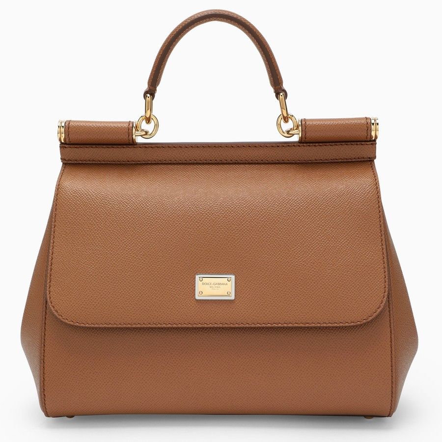 Dolce & Gabbana o1d2blof0824 Size : OS / Medium Handbag in Camel Size ONE SIZE - 1 Thumbnail