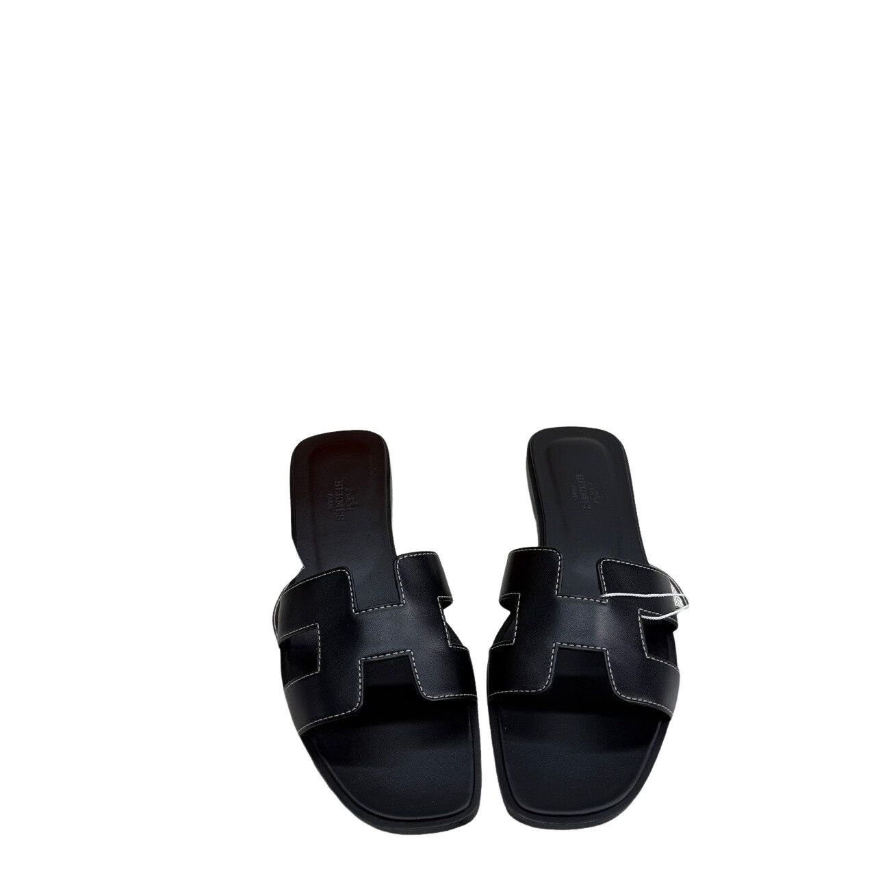 Hermes Hermes Oran Leather Sandals Size 37.5 Size US 7.5 / IT 37.5 - 1 Thumbnail