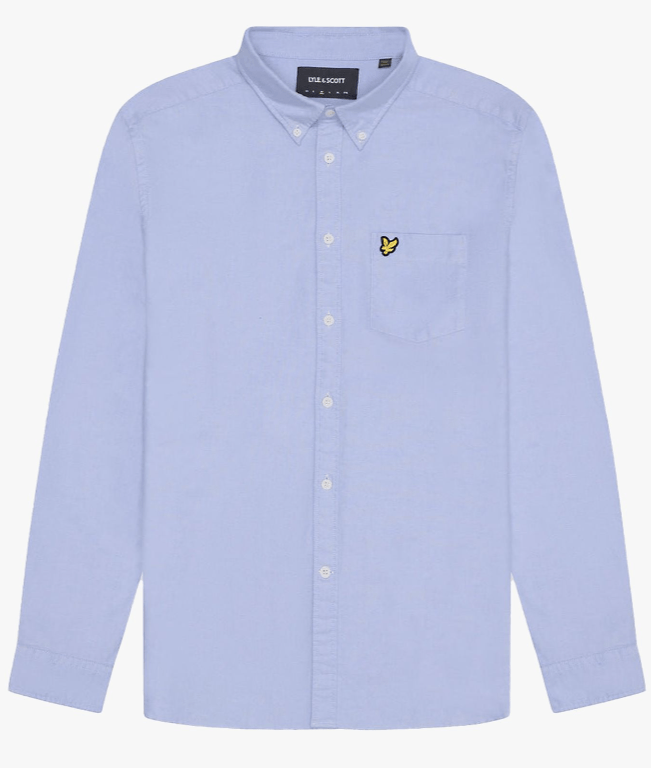 Lyle & Scott LYLE & SCOTT PLAIN OXFORD SHIRT RIVIERA LW2112V X41 Size S Size US S / EU 44-46 / 1 - 4 Thumbnail