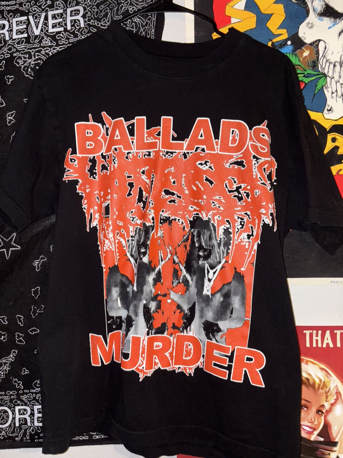 Ken Carson Ken Carson “Ballads Murder” Tee Size US M / EU 48-50 / 2 - 1 Thumbnail