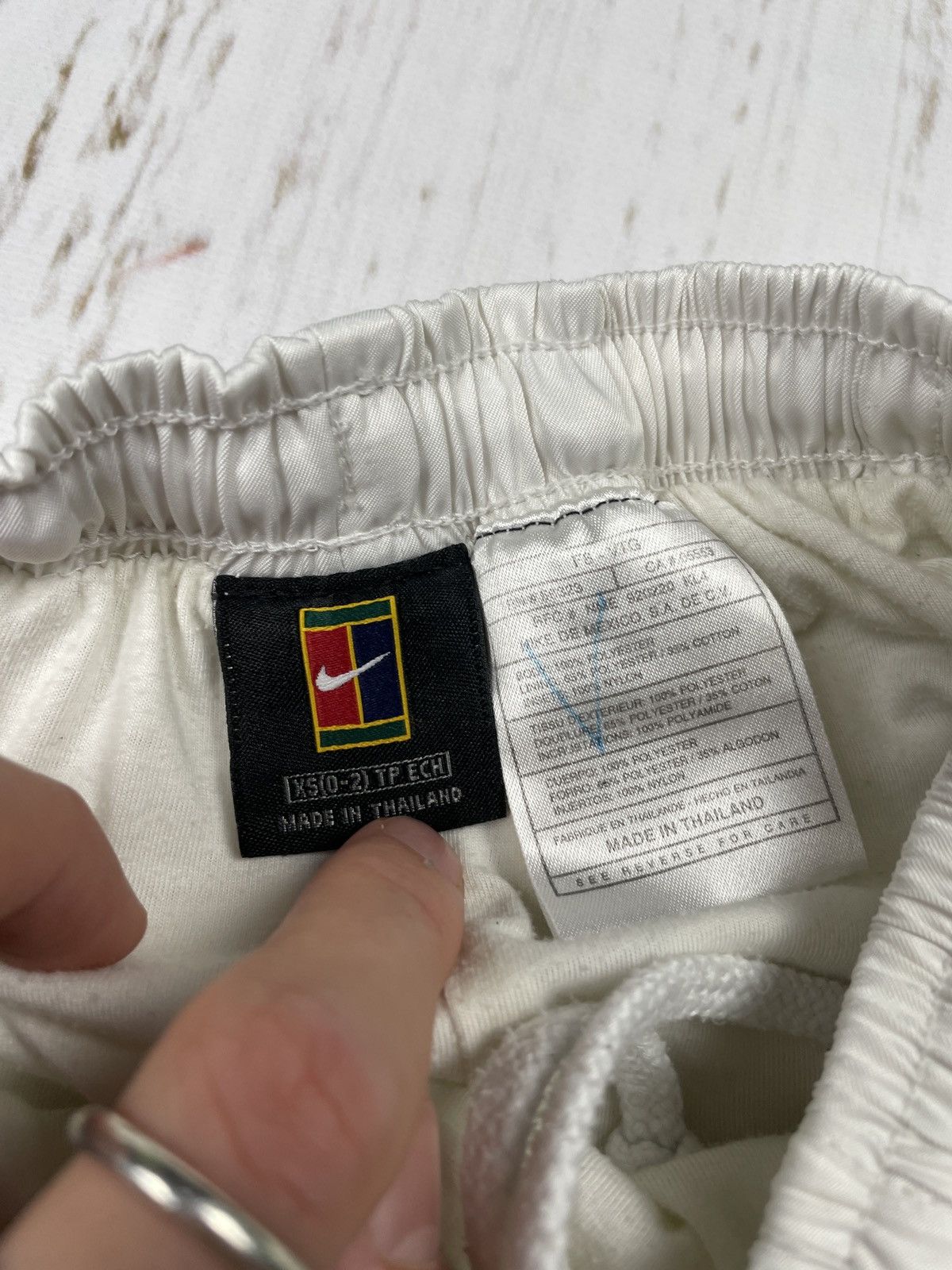 Other Nike Vintage Sweatpants Nylon Tennis Y2K Size US 30 / EU 46 - 4 Thumbnail