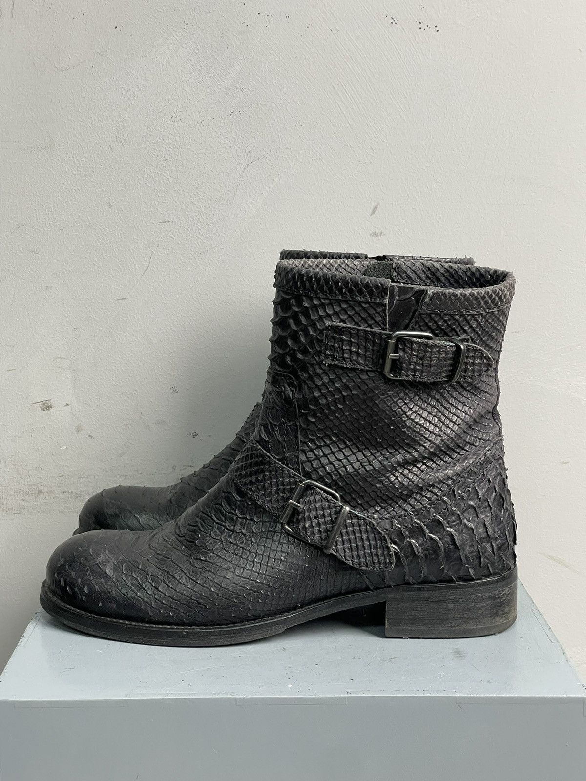 Guidi If six was nine style python leather snake gothic boots Size US 8 / EU 41 - 8 Thumbnail