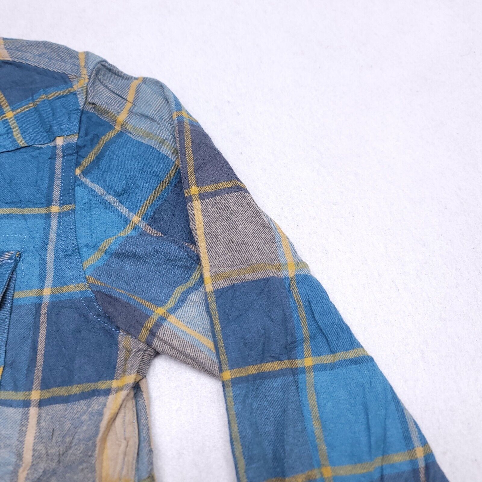 Route 66 Route 66 Gingham Flannel Shirt Mens Size Medium M Blue Size US M / EU 48-50 / 2 - 5 Thumbnail