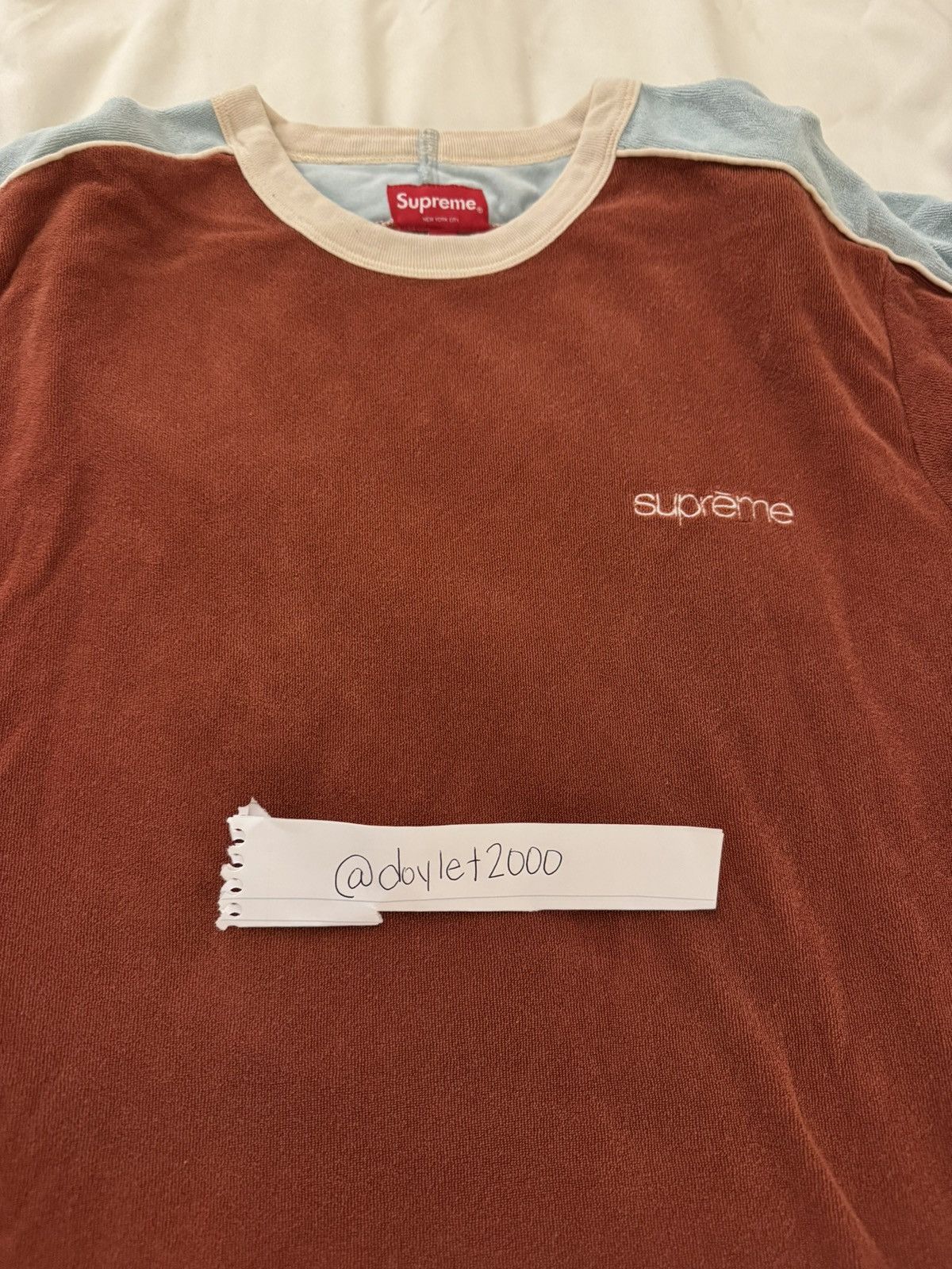 Supreme Supreme Terry Tee Size US M / EU 48-50 / 2 - 2 Thumbnail