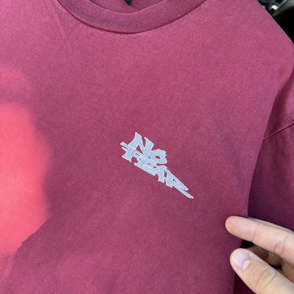 No Fear Vintage No Fear Red Washed Tee Made in USA Y2K jnco swag 90s Size US M / EU 48-50 / 2 - 10 Thumbnail