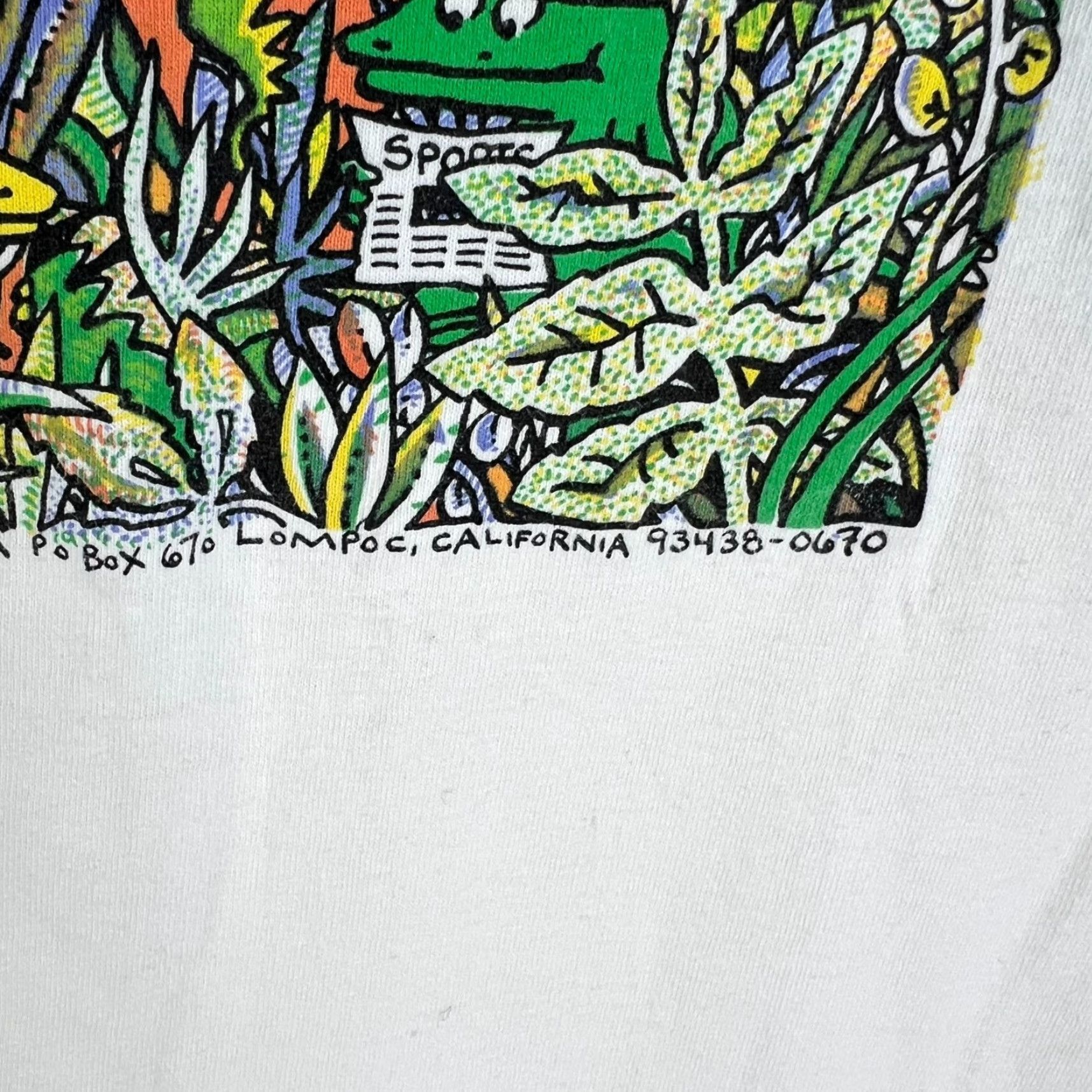 Fruit Of The Loom VINTAGE Fruit of the Loom T-Shirt 90s Mens XL White Graphic Print Crew Neck Short Sleeve 1990s Classic Size US XL / EU 56 / 4 - 4 Thumbnail