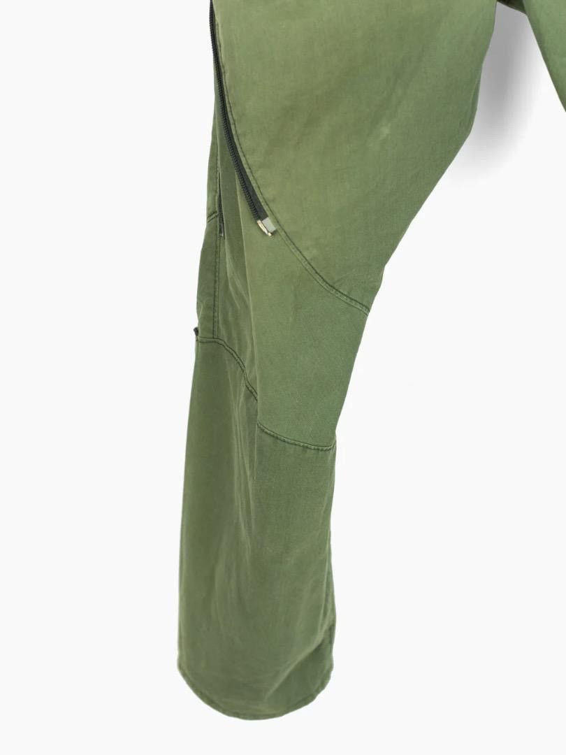 Final Home 90’s Olive Zippered Moto Bondage Pants Size US 30 / EU 46 - 7 Thumbnail