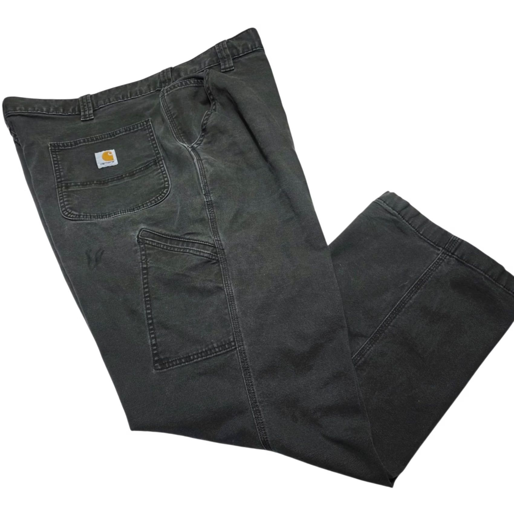 Carhartt Carhartt Pants Mens 42x30 Gray Rugged Flex Relaxed Fit Canvas Work Pant BN2291-M Size US 42 / EU 58 - 4 Thumbnail