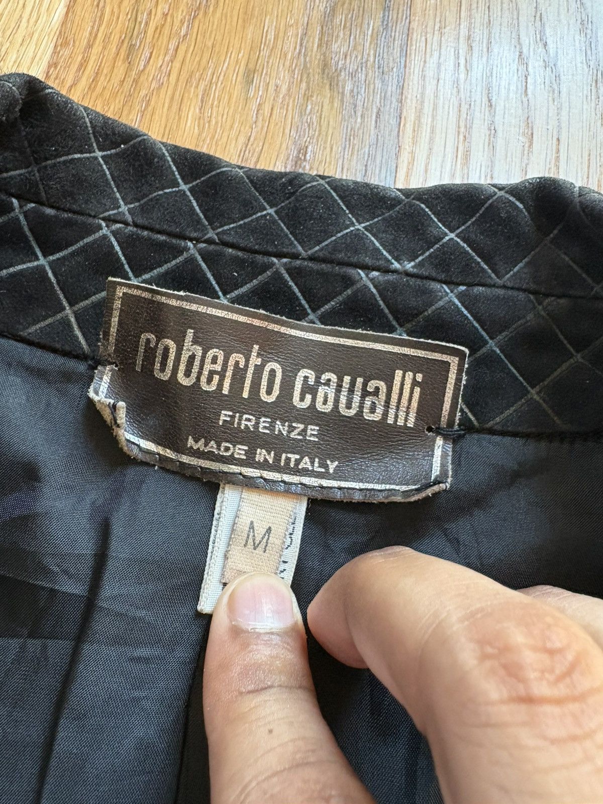 Roberto Cavalli Roberto Cavalli Vintage 80s Floral Patchwork Suede Blazer M Size US M / EU 48-50 / 2 - 5 Thumbnail