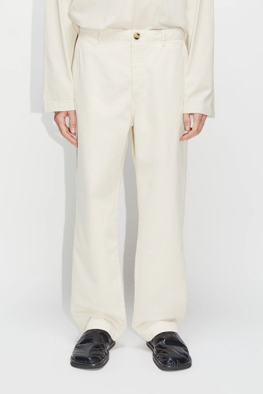 Hope Hope Stockholm Van Trousers Off White Size 50 Relaxed Fit Size US 34 / EU 50 - 1 Thumbnail