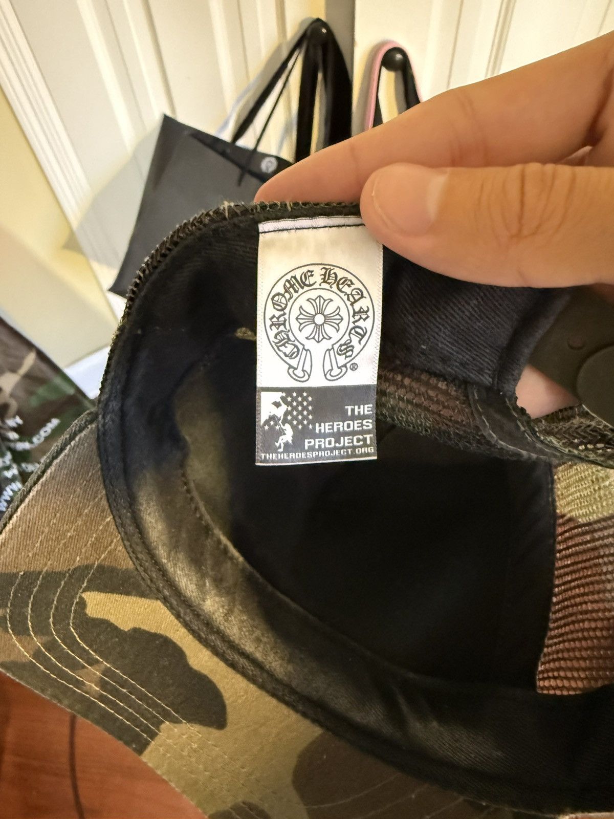 Casquette Camionneur Chrome Hearts The Heroes Project – Camouflage – Taille Unique – USA