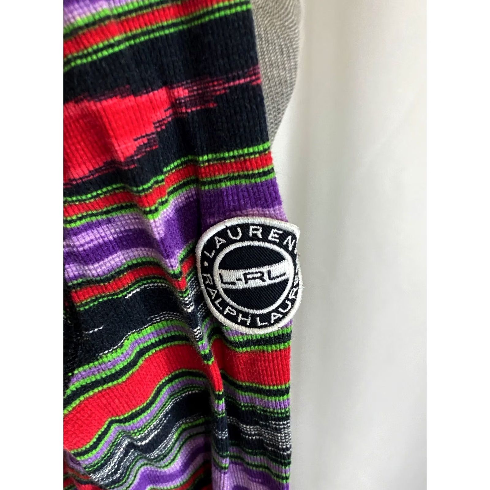 Ralph Lauren Womans Ralph Lauren Aztec Zip SWEATER Marked XL FITS MEDIUM Size M / US 6-8 / IT 42-44 - 5 Thumbnail