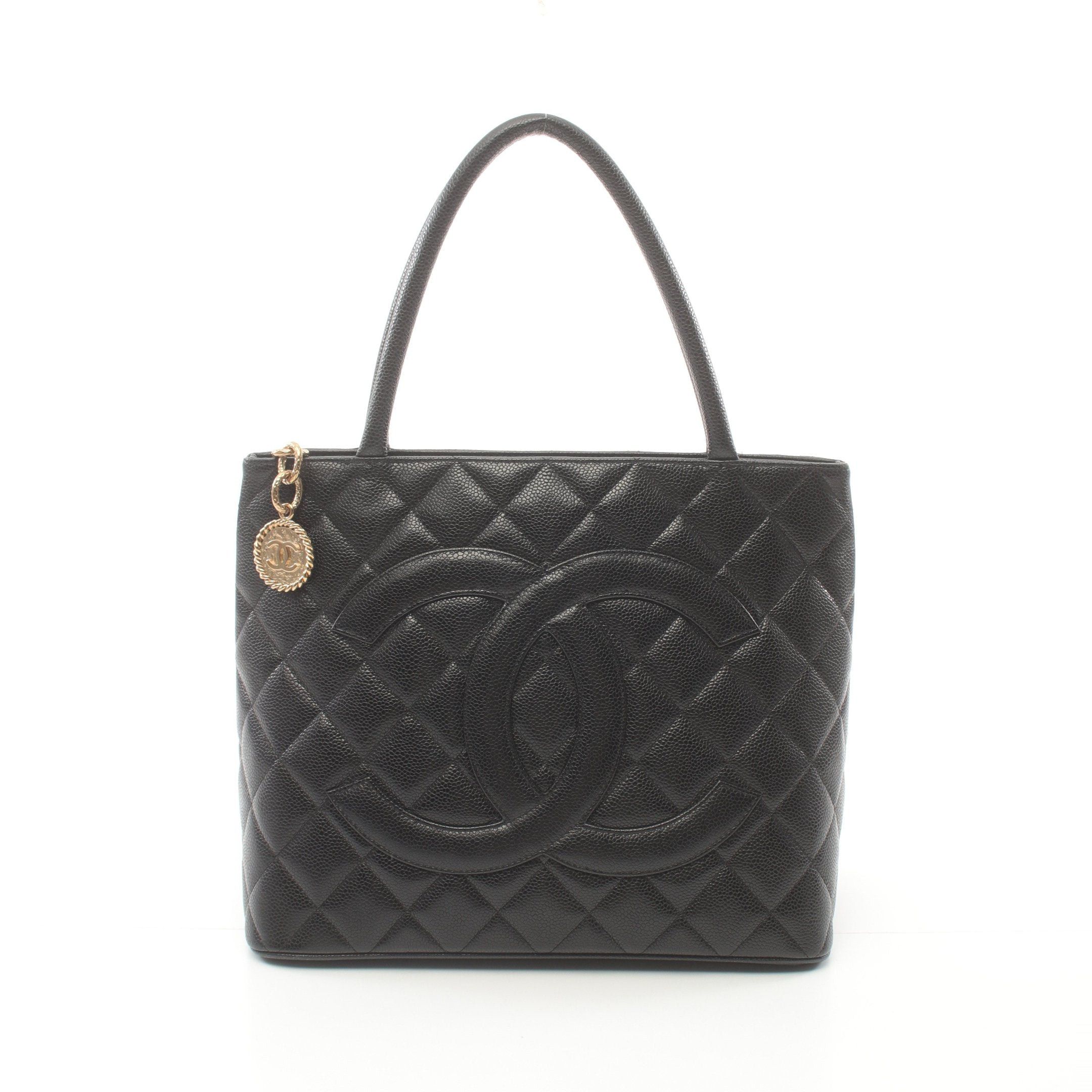 Chanel Chanel Reissue Tote Handbag Bag Caviar Skin Black Gold Hardware Size ONE SIZE - 1 Thumbnail