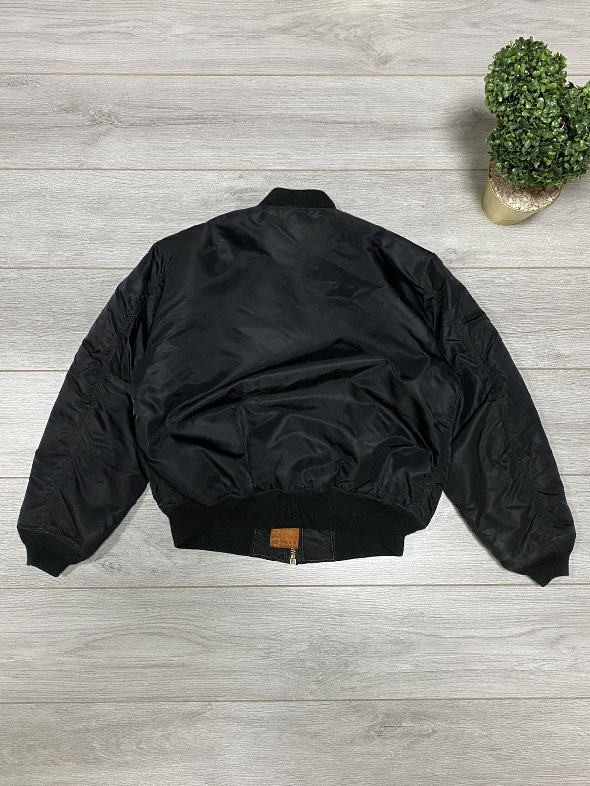 MIL-TEC MA-1 Vintage flyers man bomber delta jacket zip double side Size US M / EU 48-50 / 2 - 4 Thumbnail