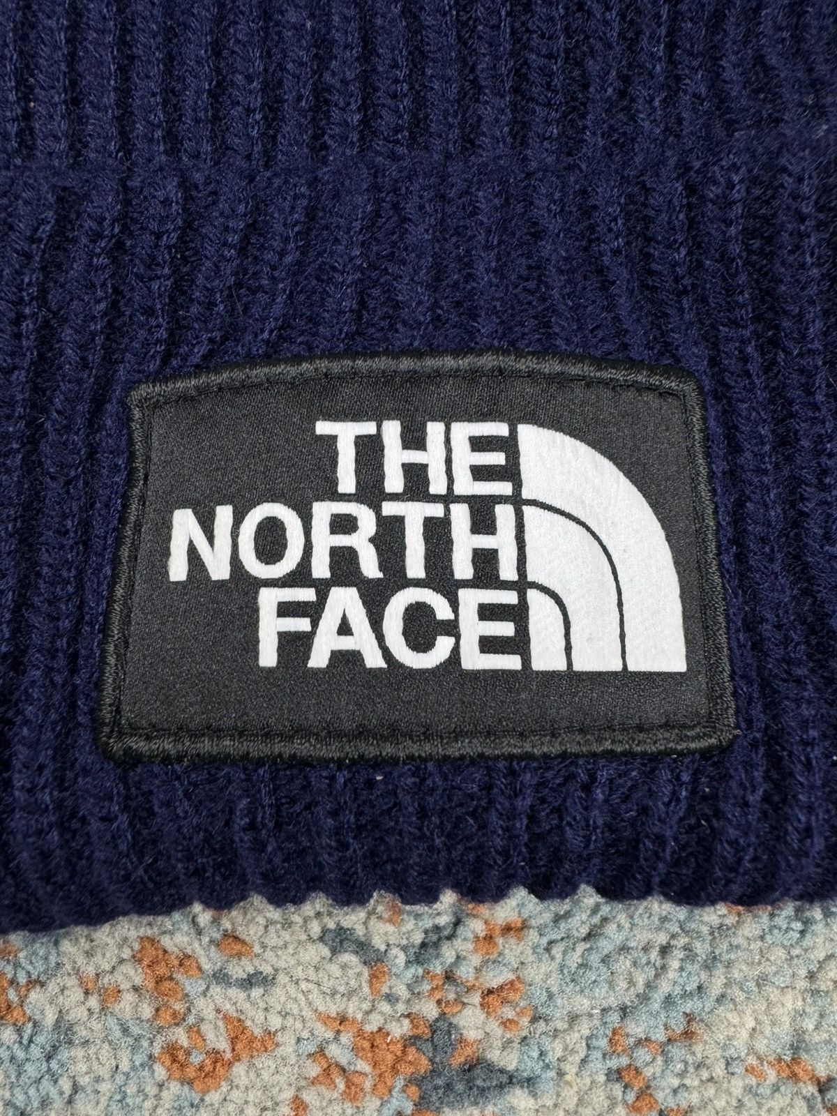 The North Face × Vintage The North Face ribbed knit beanie hat Size ONE SIZE - 3 Thumbnail