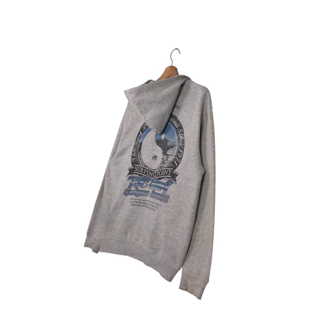 Japanese Brand 📌Vintage Zipper Hoodie Sweater T&C Surf Big Logo Size US L / EU 52-54 / 3 - 13 Thumbnail