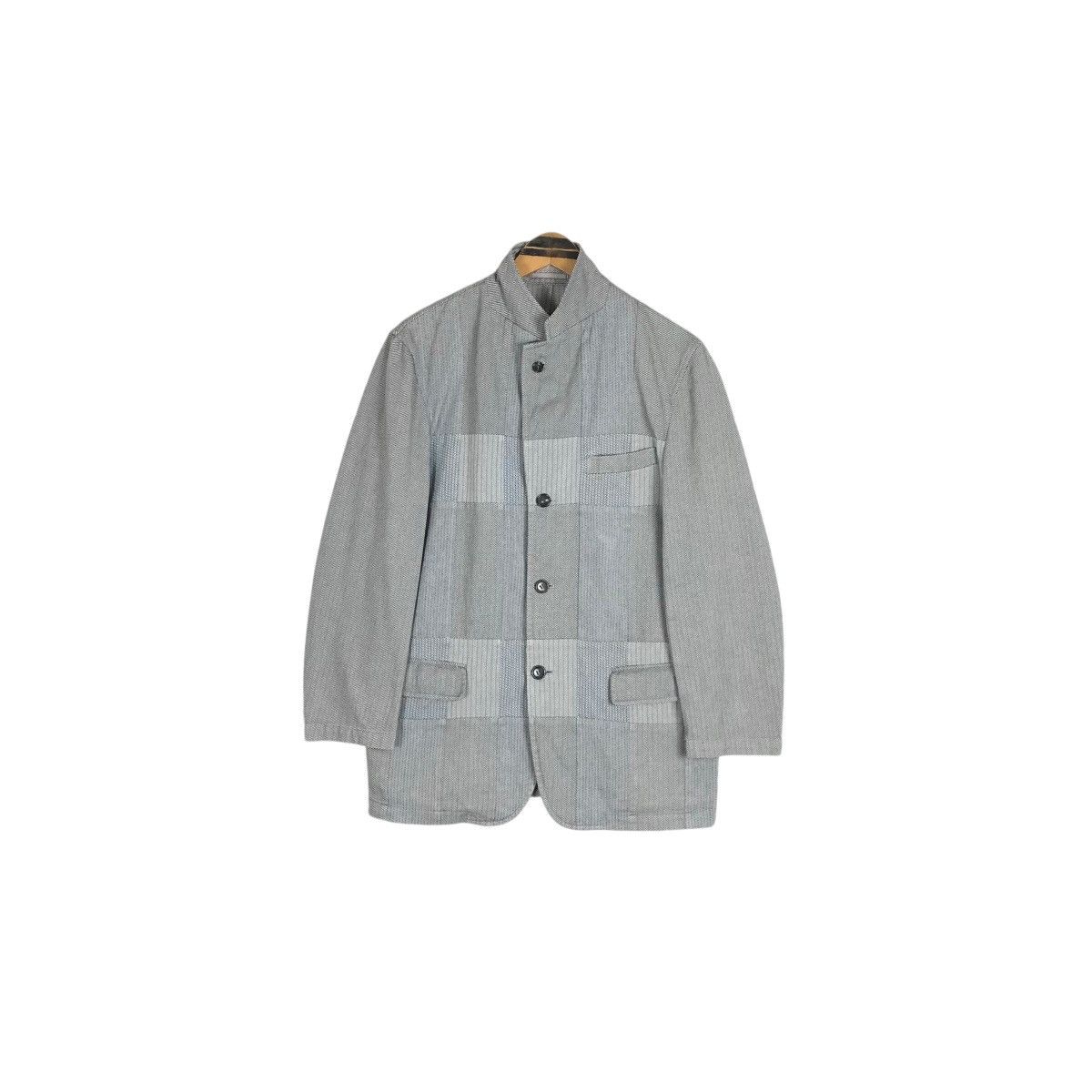 Comme des Garcons Homme Vintage Comme Des Garcons Homme 2000 S/S Patchwork Jacket Size US M / EU 48-50 / 2 - 2 Thumbnail