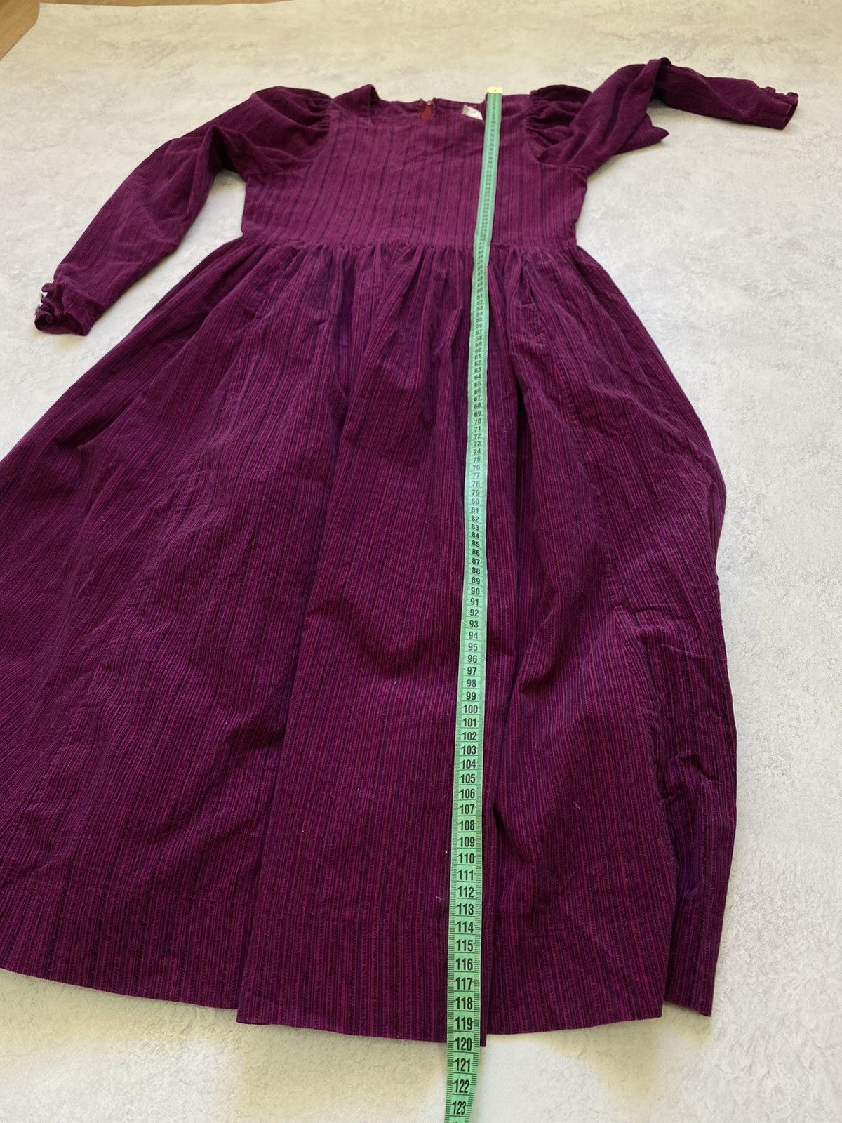 Laura Ashley Vintage 80s Laura Ashley Pink/Purple Belted Midi Dress Size M / US 6-8 / IT 42-44 - 21 Thumbnail