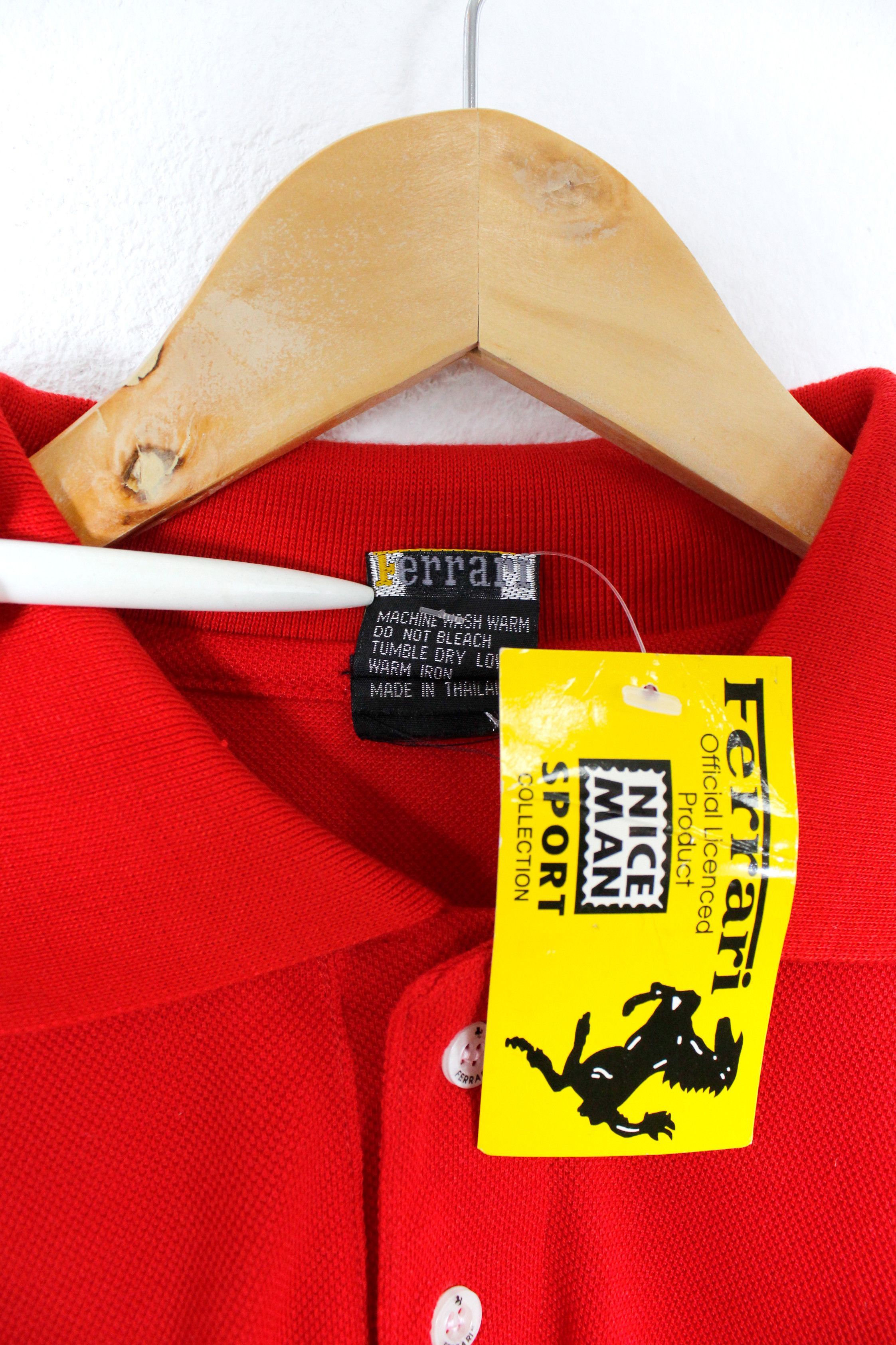 Ferrari × Vintage Vintage Ferrari Racing Polo Shirt 90s Size US XXL / EU 58 / 5 - 3 Thumbnail