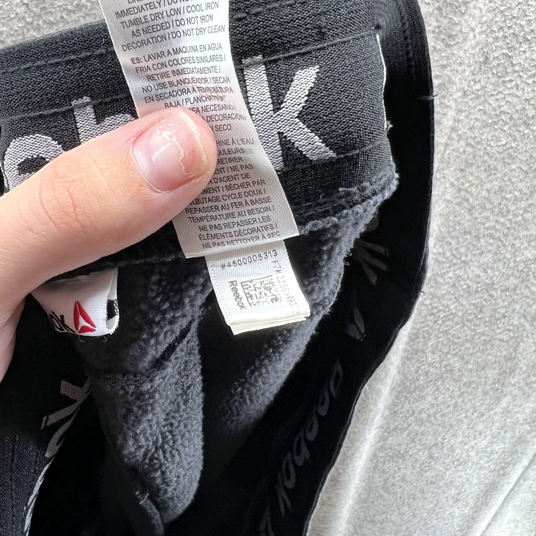 Reebok Reebok Pants Mens XL Black Joggers Fleece Lined Athletic Sweatpants Size US 36 / EU 52 - 3 Thumbnail
