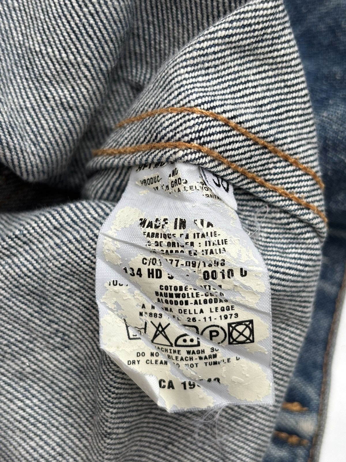 Helmut Lang 1998 Trucker Denim Jacket Size XS / US 0-2 / IT 36-38 - 6 Thumbnail
