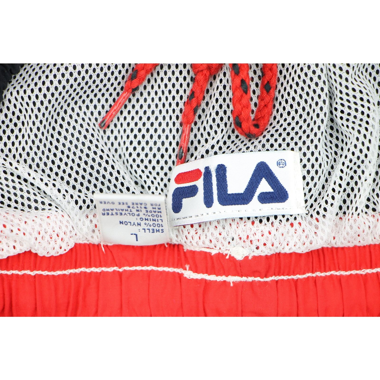 Vintage Vintage 90s Fila Spellout Pool Beach Trunks Size US 30 / EU 46 - 3 Thumbnail