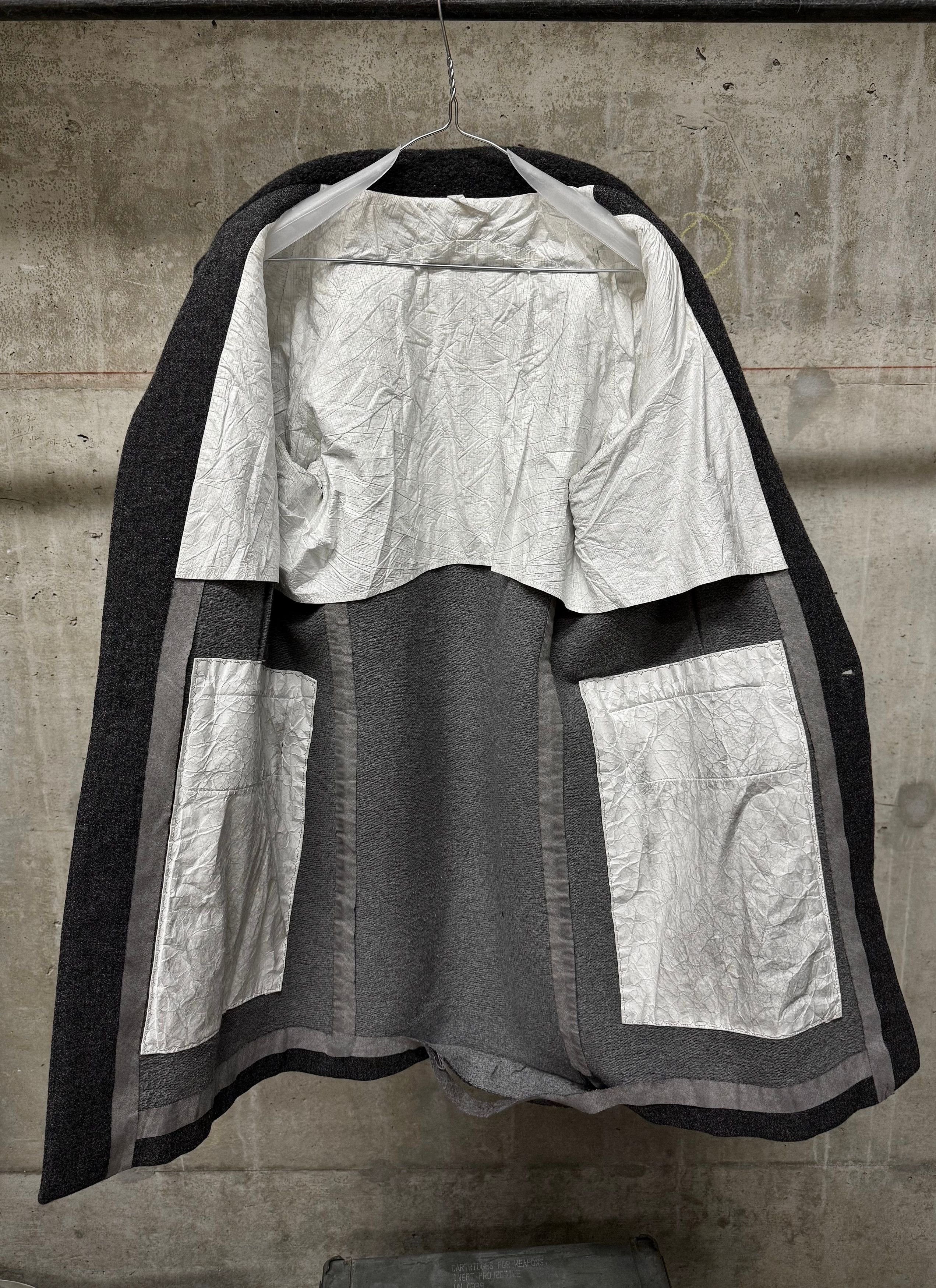 Taichi Murakami Taichi Murakami Cashmere Tweed High Neck Coat Size US M / EU 48-50 / 2 - 9 Thumbnail