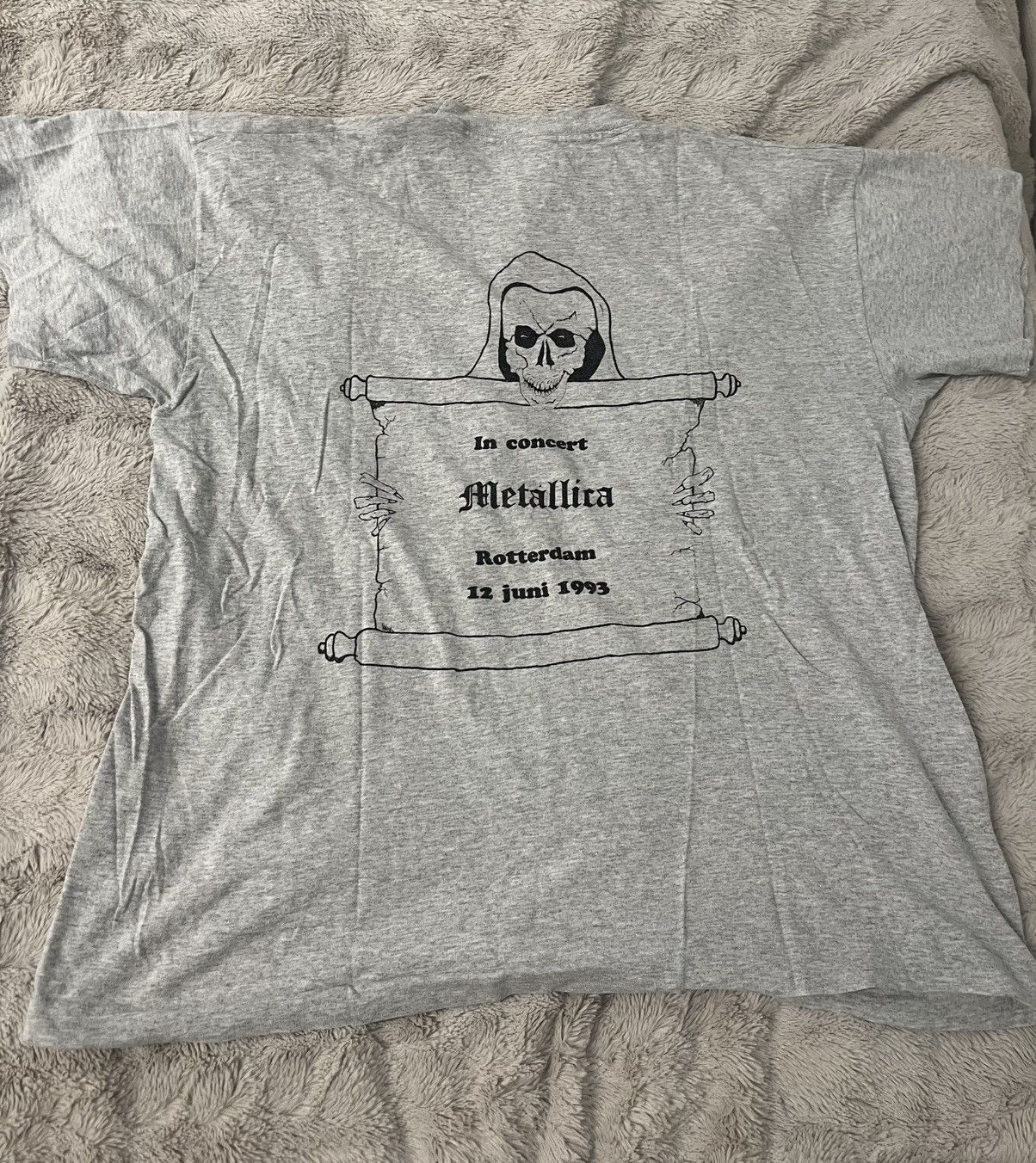 Metallica × Vintage Vintage Metallica 1993 Concert Tour Rotterdam T-shirt Size US XL / EU 56 / 4 - 2 Thumbnail